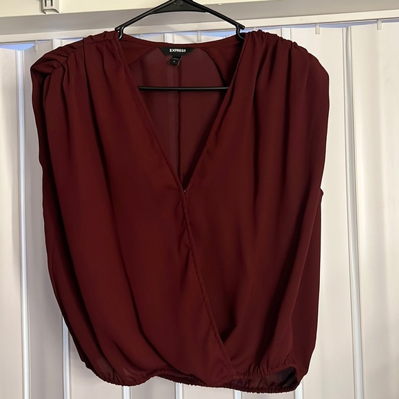 Express Tops - [Express] Shoulder Padded top